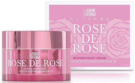 Librederm ROSE DE ROSE Крем ночной возрождающий, крем, 50 мл, 1 шт.