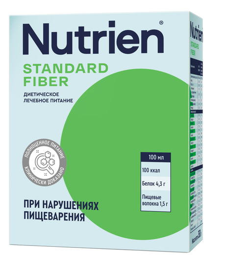 Nutrien Standard Fiber, смесь сухая, с нейтральным вкусом, 350 г, 1 шт.