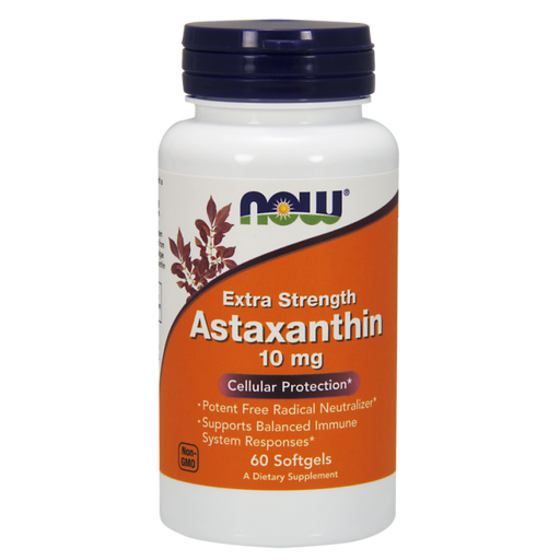 NOW Astaxanthin Астаксантин, 10 мг, капсулы, 60 шт.