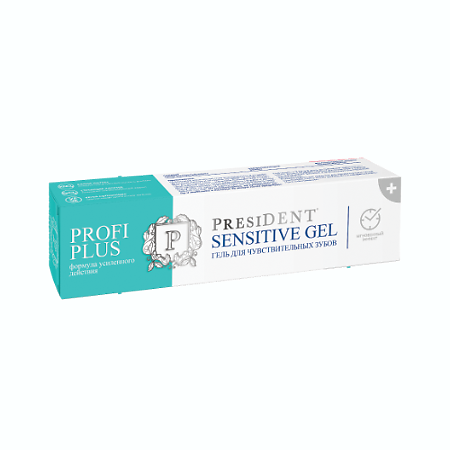 PresiDent Profi Plus Sensitive зубной гель, гель зубной, 30 мл, 1 шт.