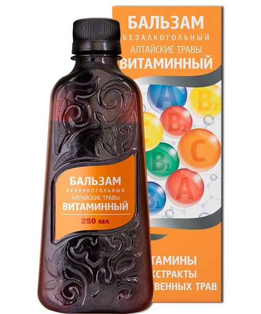 Алтайские Травы Витаминный Бальзам, бальзам для приема внутрь, без спирта, 250 мл, 1 шт.