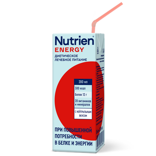 Nutrien Energy, смесь жидкая, с нейтральным вкусом, 200 мл, 1 шт.