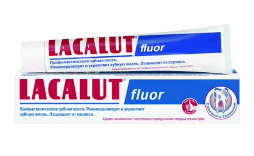 Lacalut Fluor зубная паста, паста зубная, 75 мл, 1 шт.