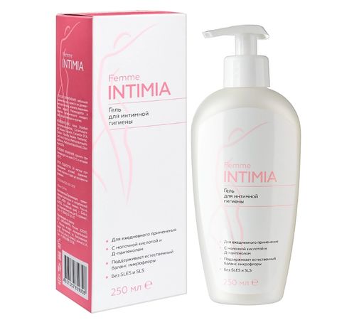 Фемме Интимиа, гель для интимной гигиены, 250 мл, 1 шт.