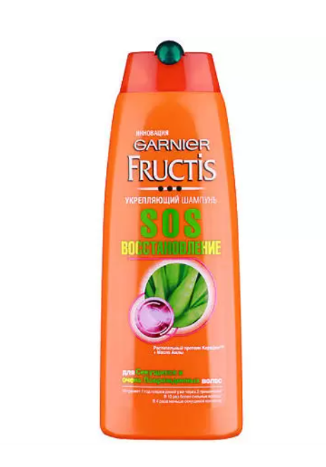 Garnier Fructis Шампунь укрепляющий SOS Восстановление, шампунь, для поврежденных волос, 250 мл, 1 шт.