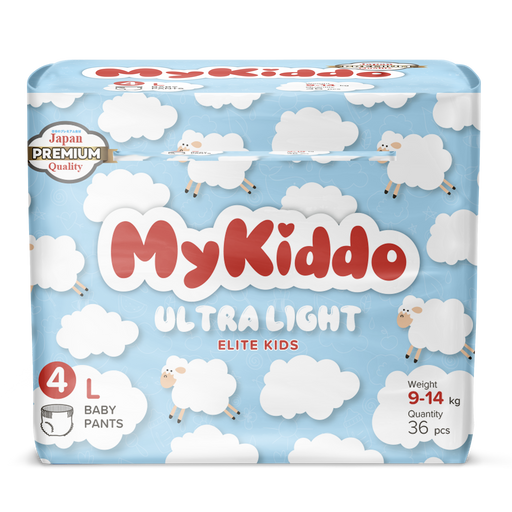 MyKiddo Elite Kids трусики-подгузники детские, L, 9-14 кг, 36 шт.