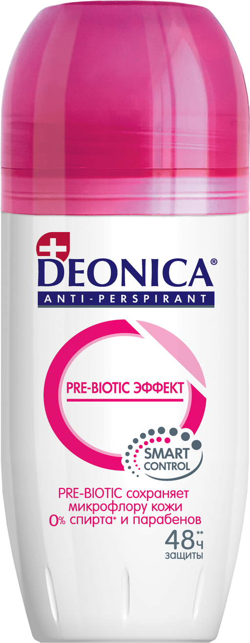 Deonica Антиперспирант Pre-biotic эффект, 50 мл, 1 шт.