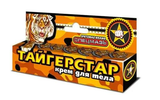 Спецмазь тигровая Крем-бальзам для тела Тайгерстар, крем-бальзам, 44 мл, 1 шт.