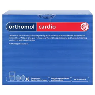 Orthomol Cardio, порошки, таблетки и капсулы, на 30 дней, 30 шт.