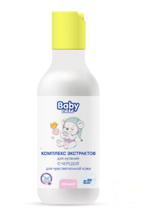 Baby Care Экстракт жидкий для купания с чередой, для чувствительной кожи, 250 мл, 1 шт.