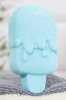 Бомбочка для ванны Мороженка с ароматом ванили, арт. 4760642, голубая, 100 г, 1 шт.