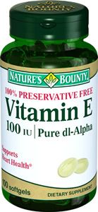 Natures Bounty Витамин Е 100 МЕ, 100 мг, капсулы, 100 шт.