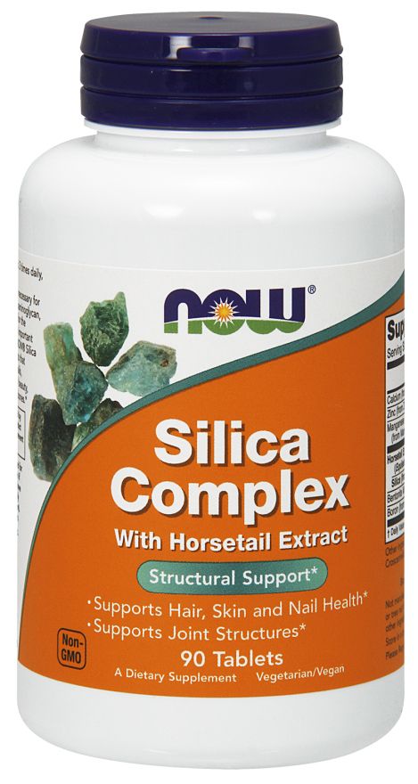 NOW Silica Complex Кремниевый комплекс, таблетки, 90 шт.