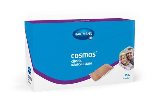 Cosmos Strips пластырь, 8х4см, пластырь, арт. 5302961, 150 шт.