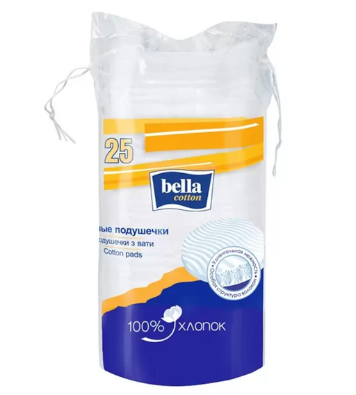 Bella Cotton Ватные диски, ватные диски, 25 шт.