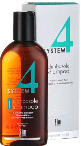 System 4 Терапевтический шампунь №1 для нормальной и жирной кожи головы, шампунь, 215 мл, 1 шт.