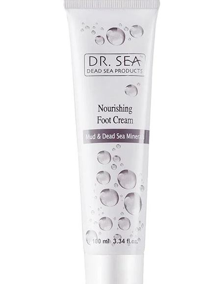Dr Sea Крем для ног питательный, крем для ног, с грязью и минералами Мертвого моря, 100 мл, 1 шт.