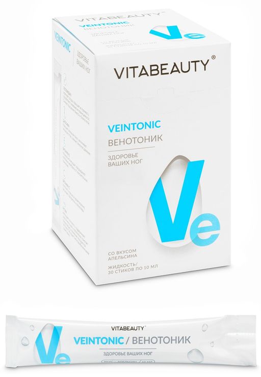 Vitabeauty Венотоник, раствор для приема внутрь, 10 мл, 30 шт.