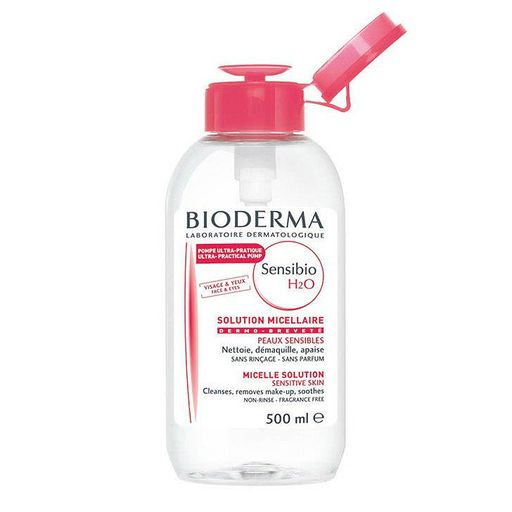 Bioderma Sensibio H2O Мицеллярная вода, мицеллярная вода, для чувствительной кожи, 500 мл, 1 шт.
