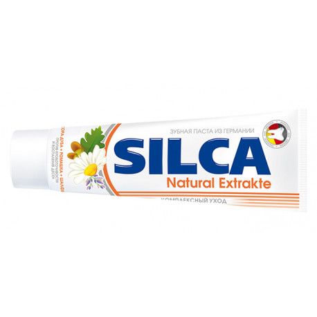 SILCA Natural Extrakte Комплексная зубная паста, паста зубная, 100 г, 1 шт.