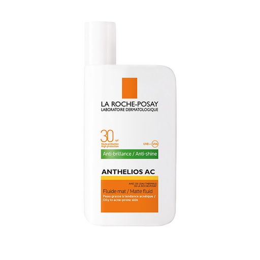 La Roche-Posay Anthelios АС SPF30 флюид матирующий, молочко для лица, для жирной и смешанной кожи, 50 мл, 1 шт.