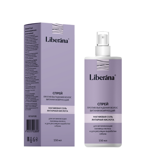 Liberana Спрей против выпадения волос, спрей, витаминизированный, 150 мл, 1 шт.