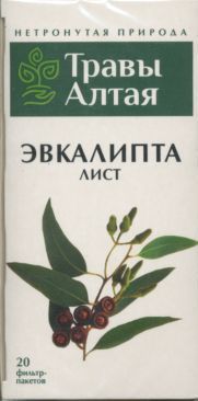 Травы Алтая Эвкалипта лист, фиточай, 1,5 г, 20 шт.