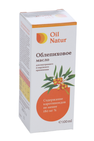 Oil Natur Облепиховое масло 180 каротиноидов, 100 мл, 1 шт.
