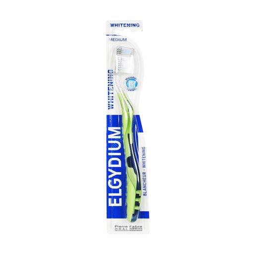 Эльгидиум Whitening Зубная щетка отбеливающая, щетка зубная, средней жесткости, 1 шт.